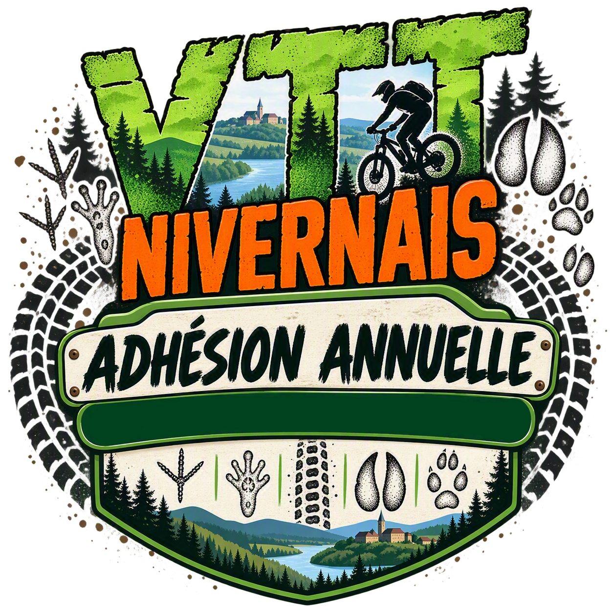Adhésion annuelle renouvellement automatique VTT Nivernais